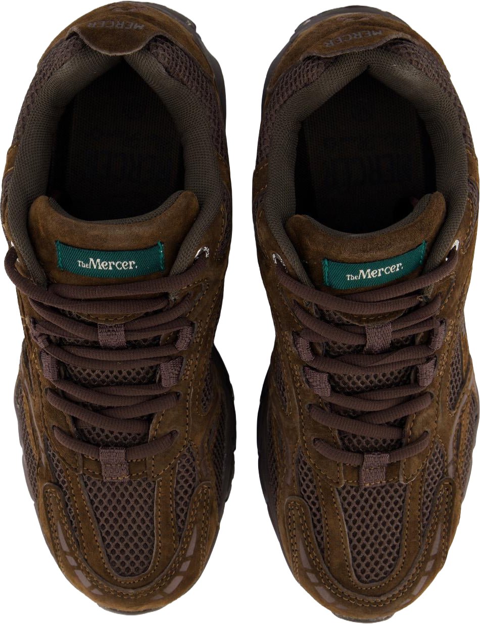 Mercer Amsterdam Mercer Dames The Re-Run Monochrome Bruin sneakers Bruin