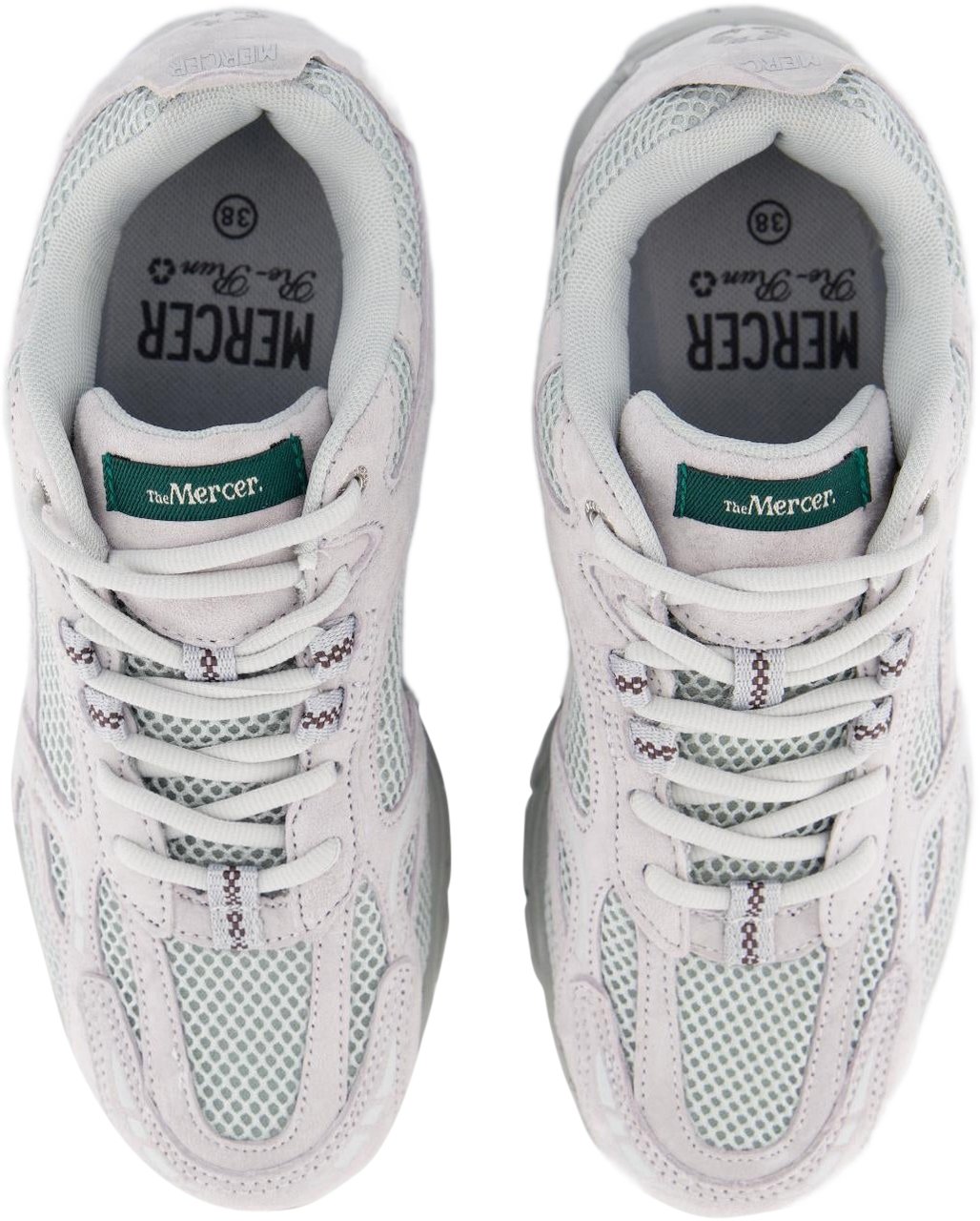 Mercer Amsterdam Dames The Re-Run Monochrome Grijs Grijs