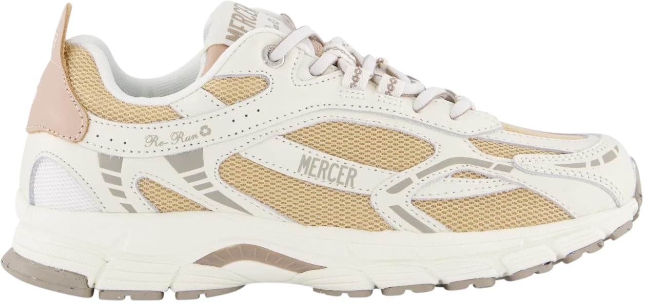 Mercer Amsterdam Dames The Re-Run Nappa Wit/Beige Wit