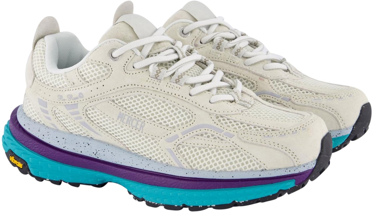 Mercer Amsterdam Dames The Re-Run Vibram Grijs/Blauw Grijs