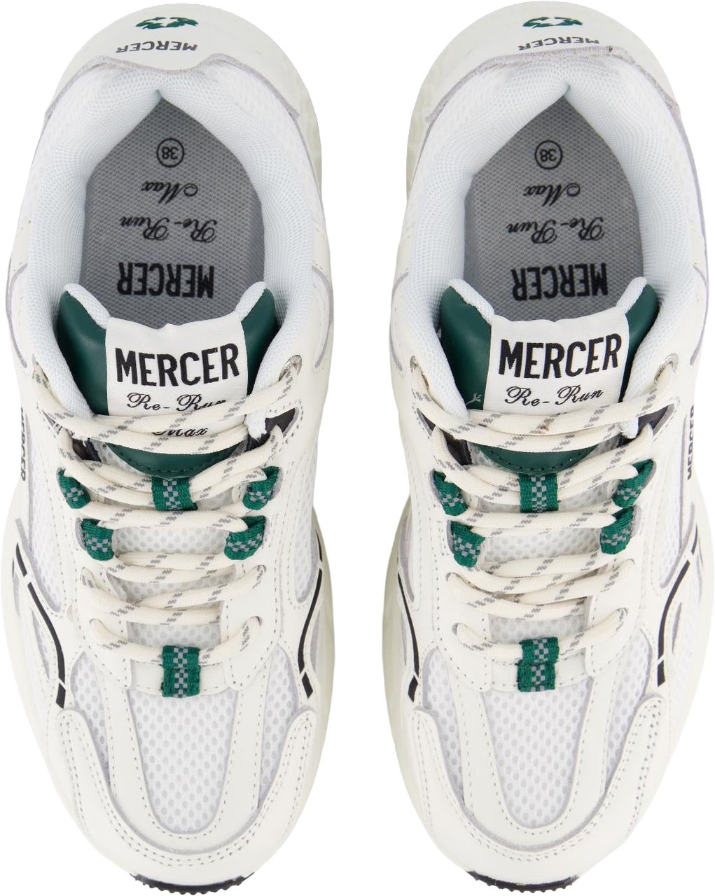 Mercer Amsterdam Mercer Dames The Re-Run Max Nappa Wit sneakers Wit