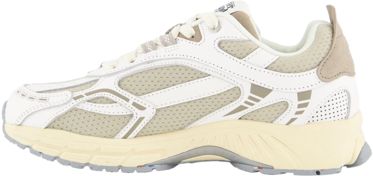 Mercer Amsterdam Dames The Re-Run Vintage Sneaker Wit Wit
