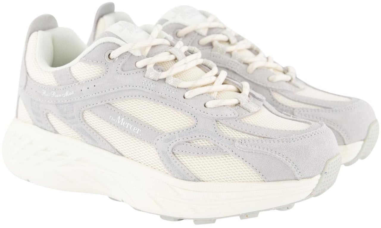 Mercer Amsterdam Dames The Re-Run Max Suede Grijs Grijs