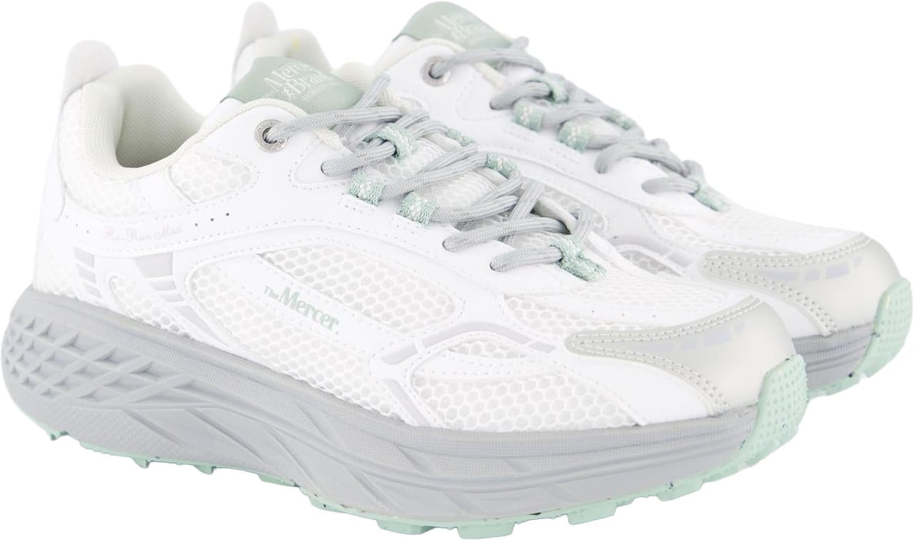Mercer Amsterdam Mercer Dames The Re-Run Max Grape Wit/Grijs sneakers Wit
