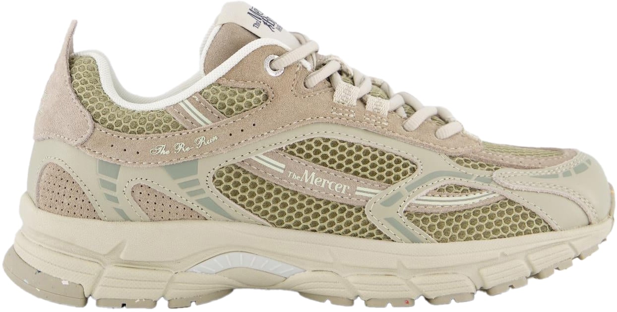 Mercer Amsterdam Dames The Re-Run Suede Beige Beige