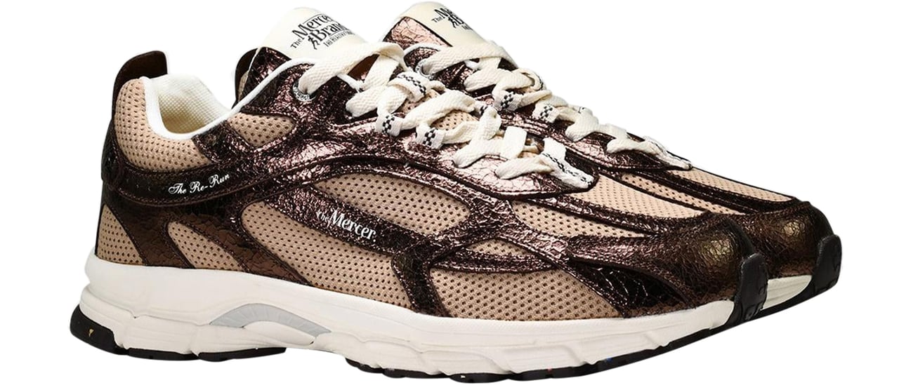 Mercer Amsterdam Dames The Re-Run Cracked Metallic