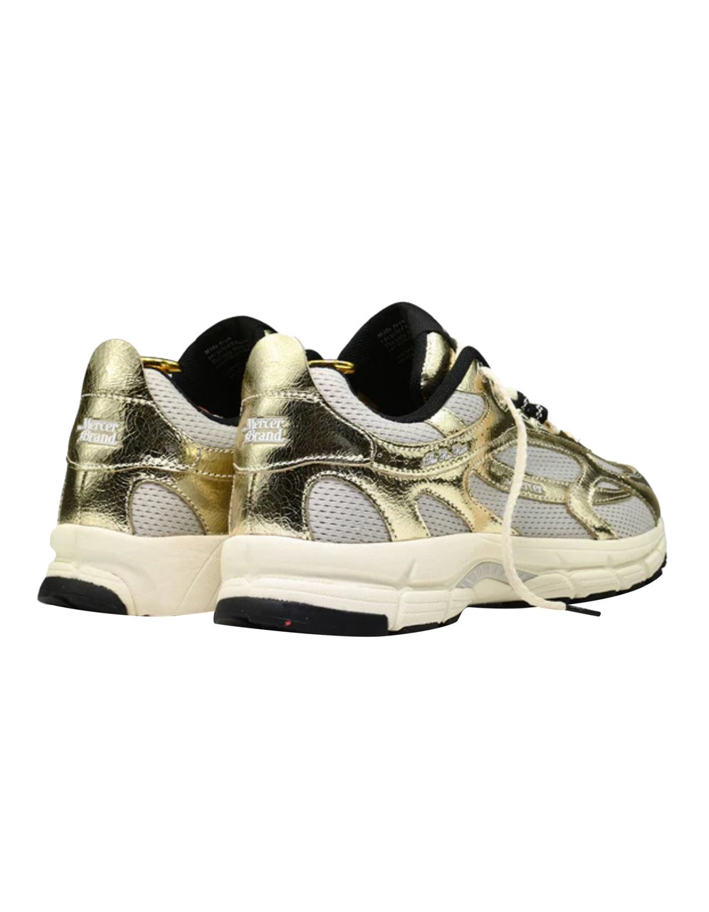 Mercer Amsterdam Mercer The Re-run Cracked Sneakers Goud Me253004 Goud