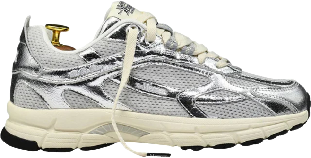 Mercer Amsterdam Mercer The Re-run Cracked Sneakers Zilver Me253004 Zilver