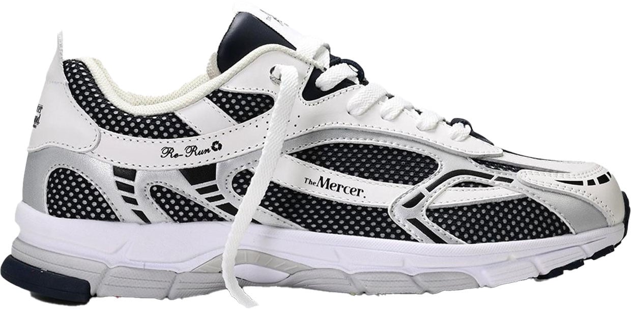 Mercer Amsterdam Dames The Re-Run White Silver Wit