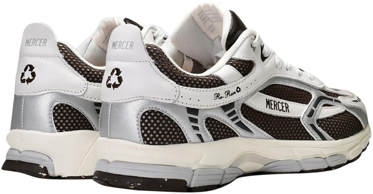 Mercer Amsterdam Dames The Re-Run White Silver Wit