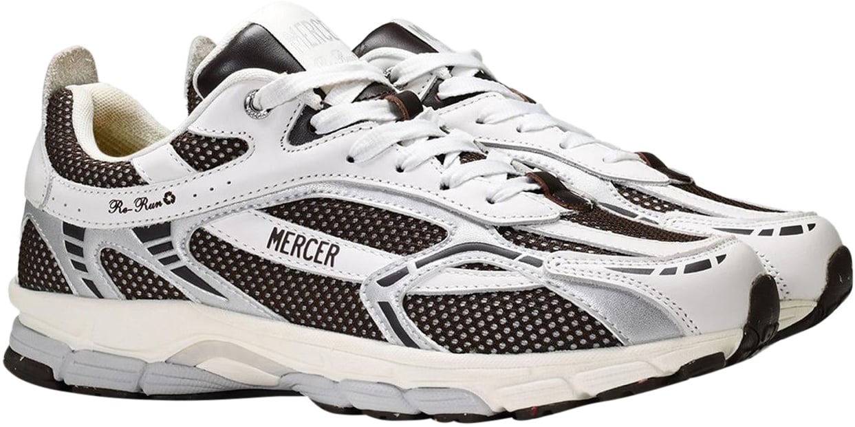 Mercer Amsterdam Dames The Re-Run White Silver Wit