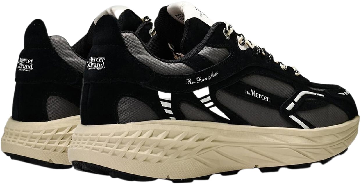 Mercer Amsterdam Dames The Re-Run Max Nubuck Zwart