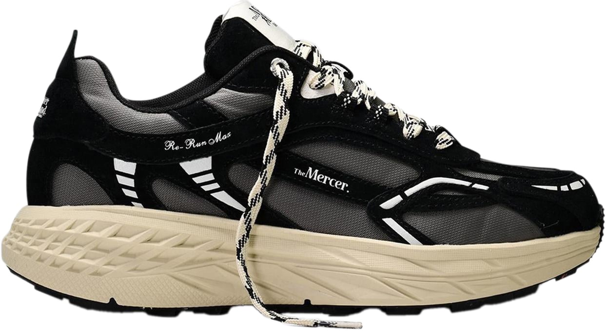 Mercer Amsterdam Dames The Re-Run Max Nubuck Zwart