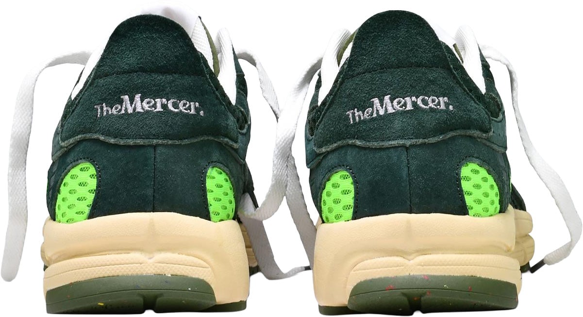 Mercer Amsterdam Heren The Re-Run Suede 2000 Groen