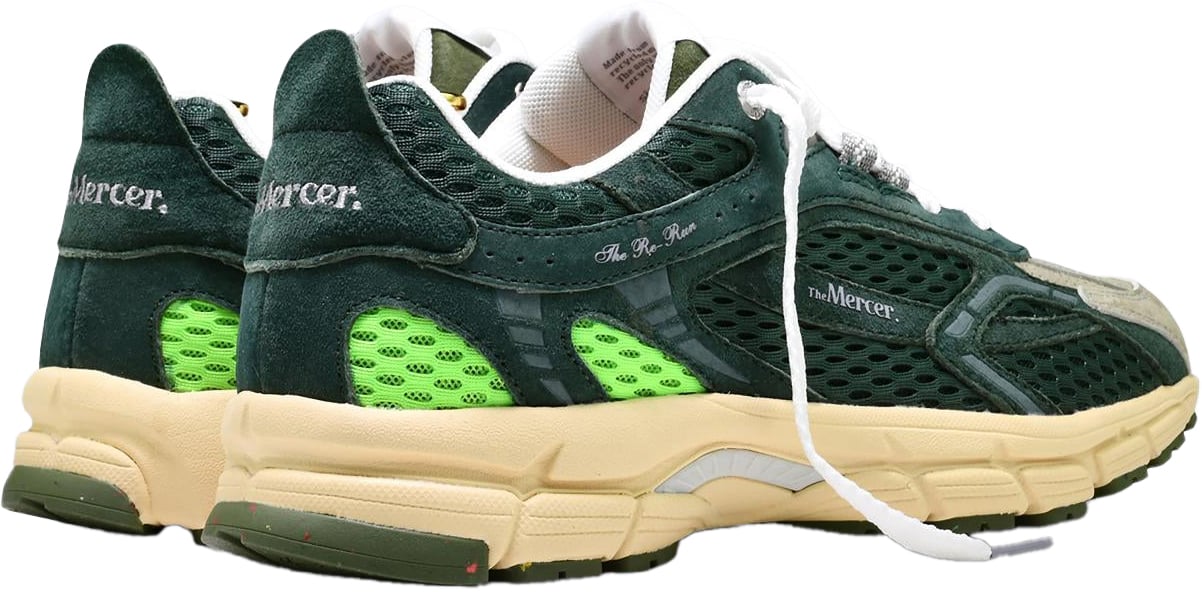 Mercer Amsterdam Heren The Re-Run Suede 2000 Groen