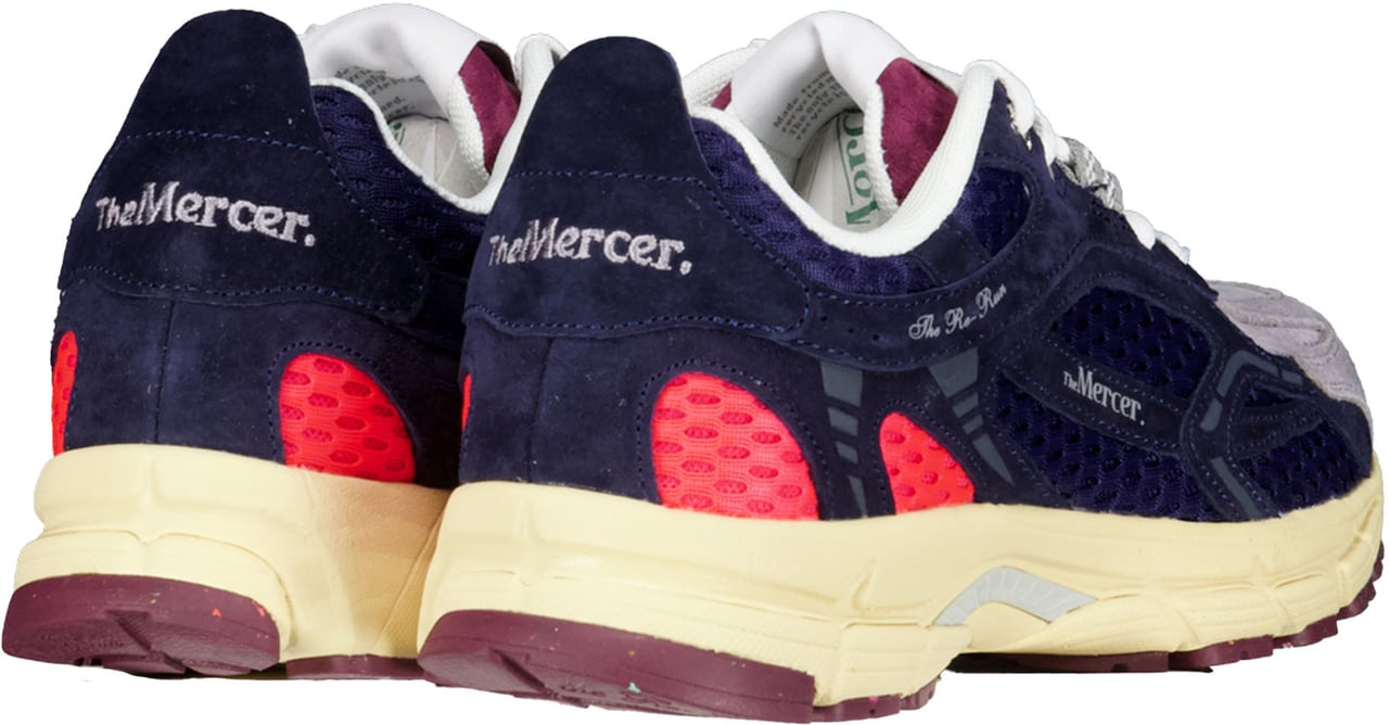 Mercer Amsterdam Heren The Re-Run Suede 2000 Blauw