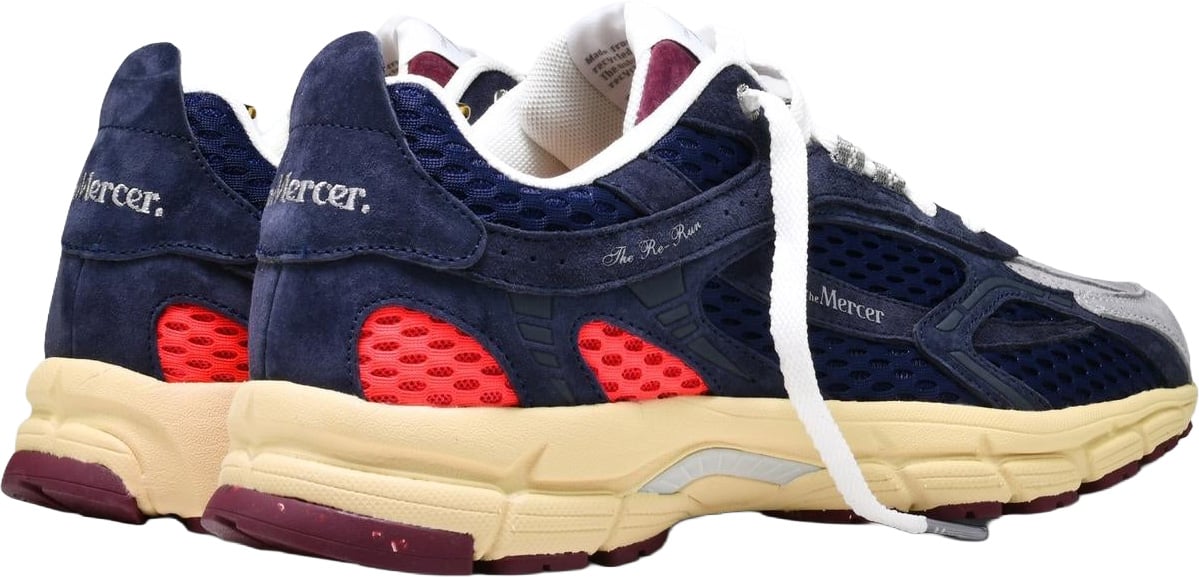 Mercer Amsterdam Mercer Dames The Re-Run Suede 2000 sneakers Blauw