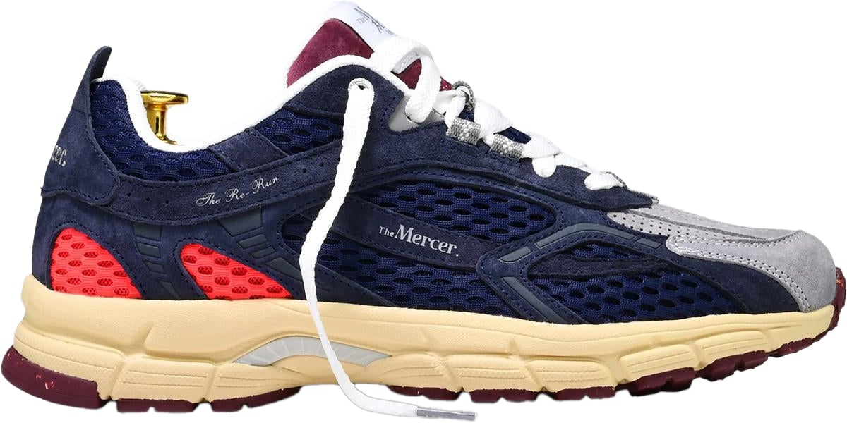 Mercer Amsterdam Dames The Re-Run Suede 2000 Blauw