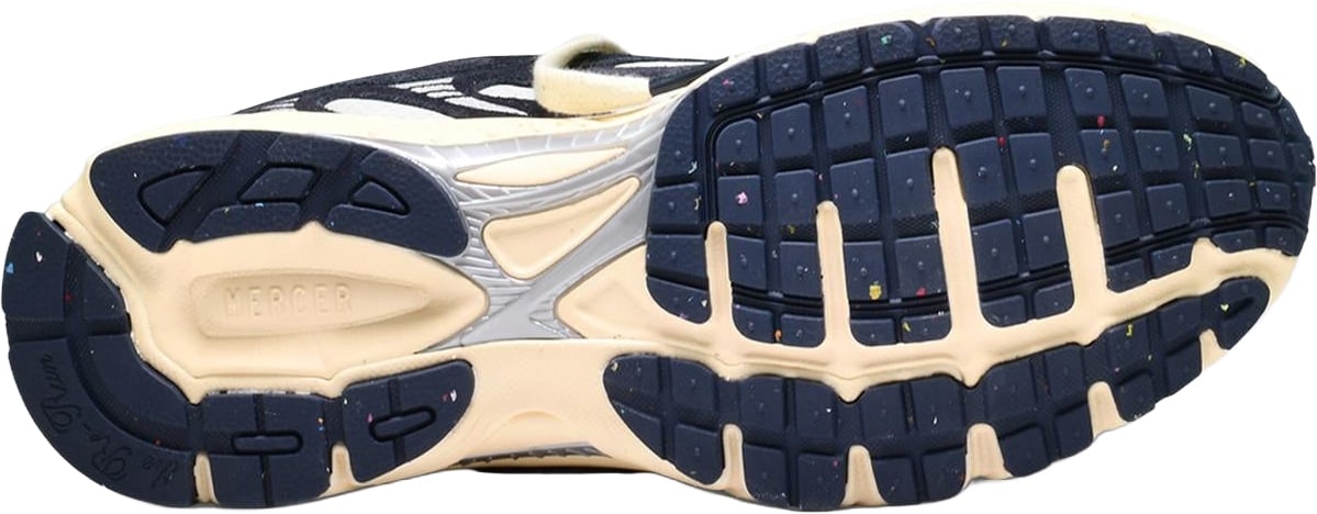 Mercer Amsterdam Heren The Re-Run Vintage Suede Blauw