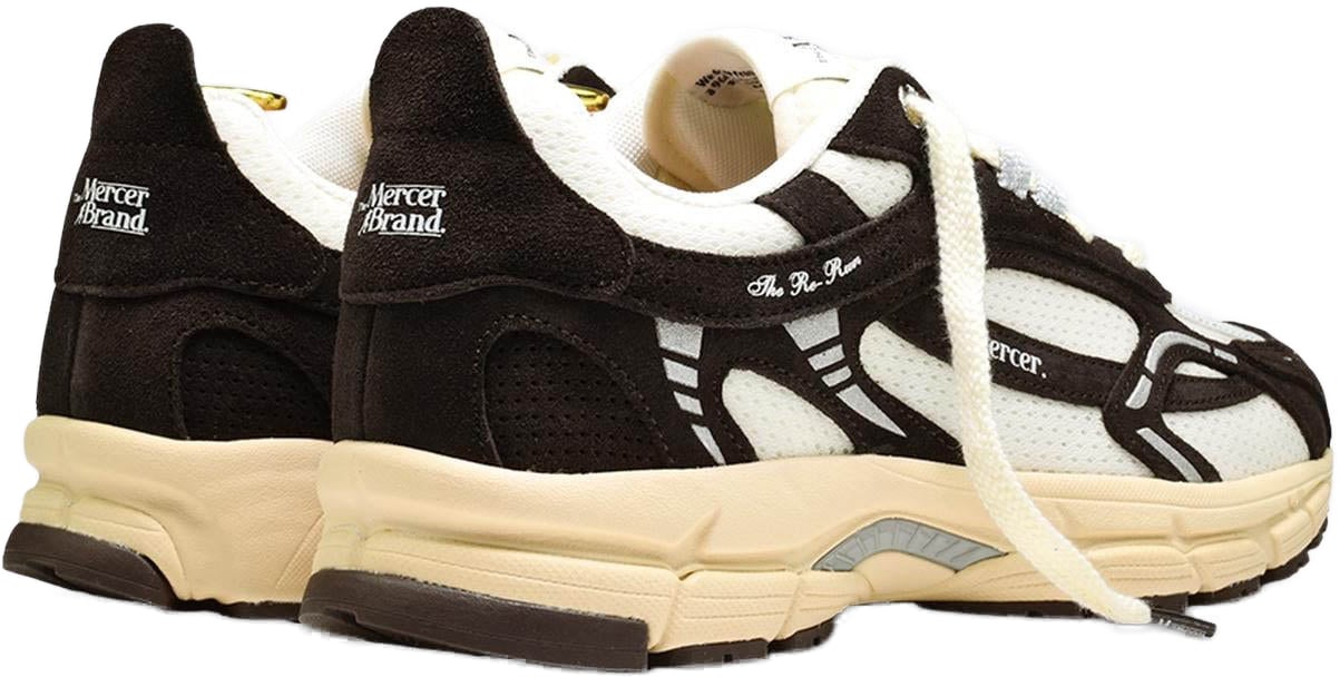 Mercer Amsterdam Heren The Re-Run Vintage Suede Bruin