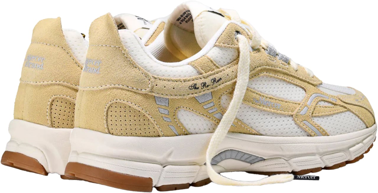 Mercer Amsterdam Mercer The Re-run Vintage Suede Sneakers Geel Me261003 Geel