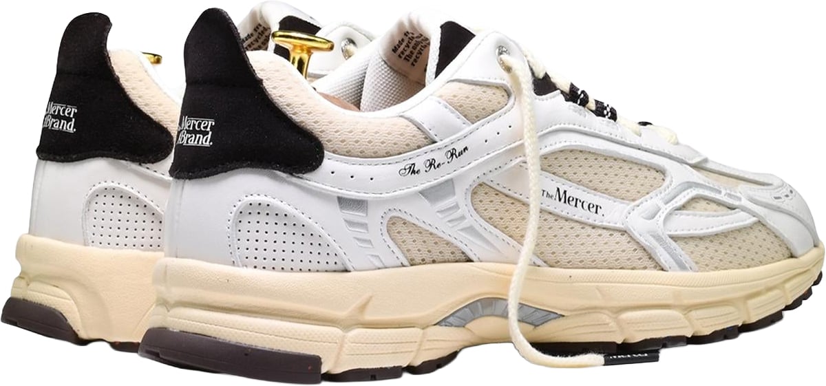 Mercer Amsterdam Mercer Dames Re-Run Vintage Sneaker Wit Wit