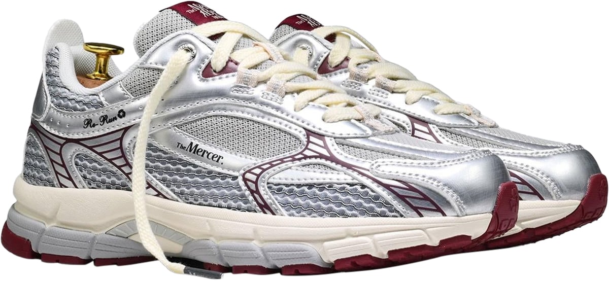 Mercer Amsterdam Dames The Re-Run Twin Mesh Grijs