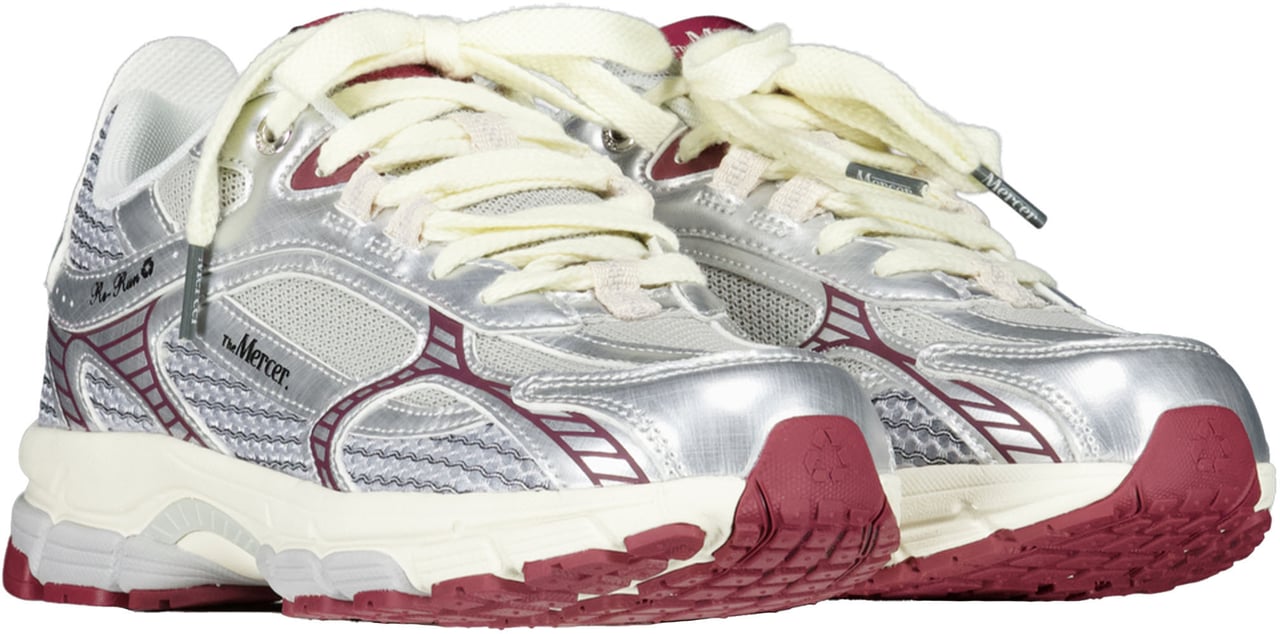 Mercer Amsterdam Mercer The Re-run Twin Mesh Sneakers Grijs Me261006 Grijs