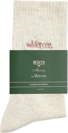 Mercer Amsterdam - The Mercer Classic Sock - MEAC261001 - 102 Off White Wit