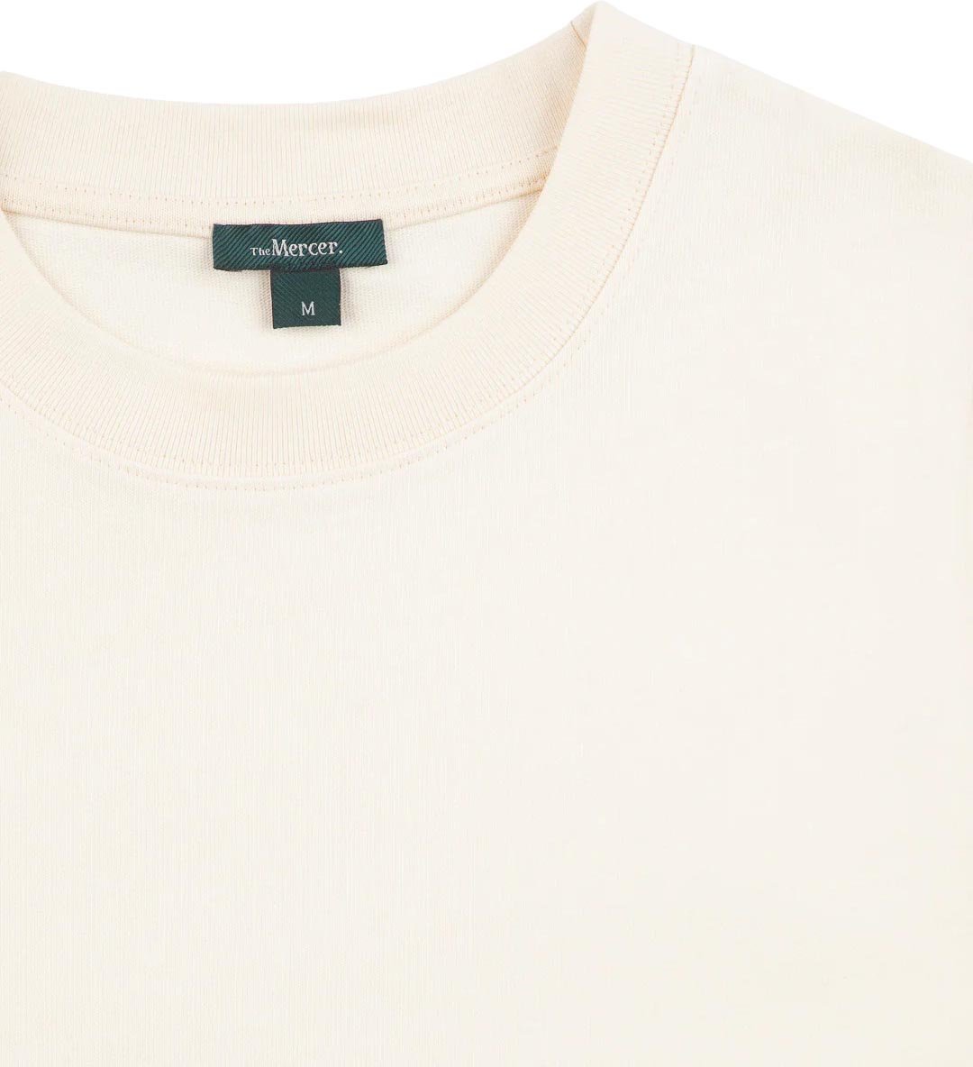 Mercer Amsterdam Mercer Amsterdam - The Mercer Logo Tee - MEAP261005 - Creme Wit