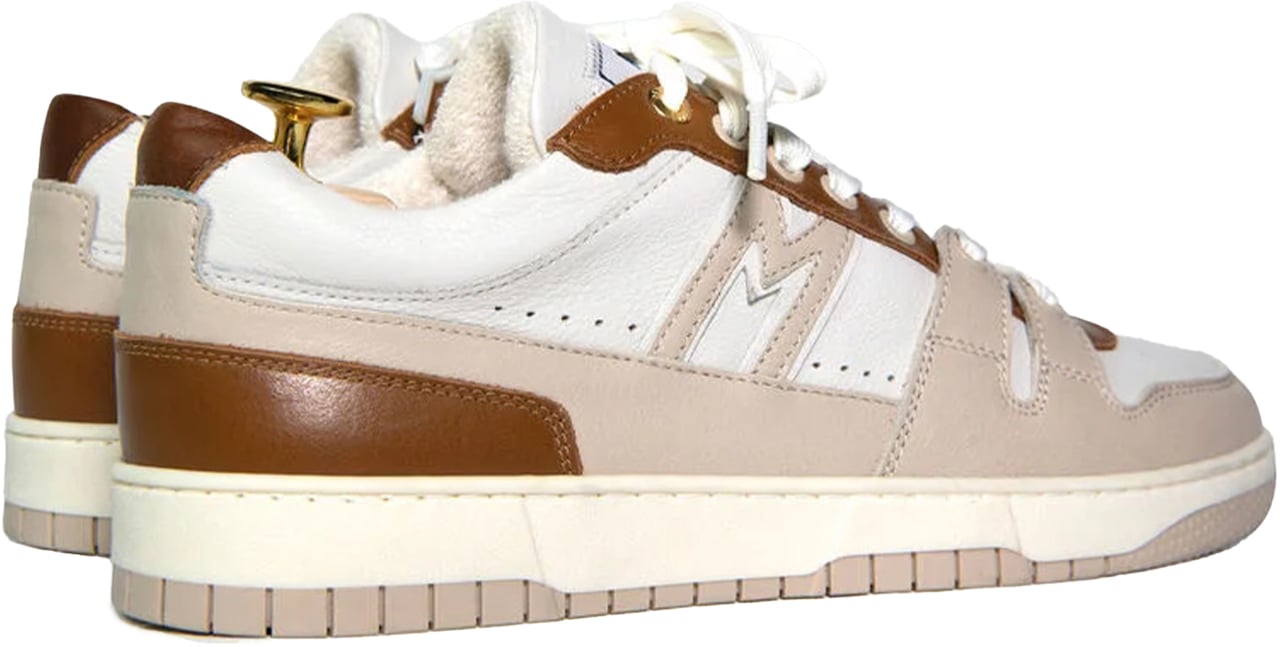 Mercer Amsterdam Mercer The Brooklyn Sneakers Wit The Brooklyn M (me233012) White/cognac Wit