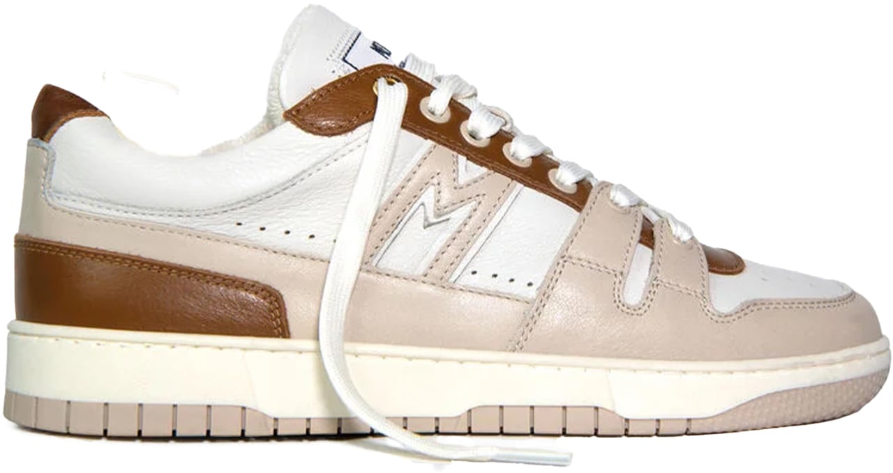 Mercer Amsterdam Mercer The Brooklyn Sneakers Wit The Brooklyn M (me233012) White/cognac Wit