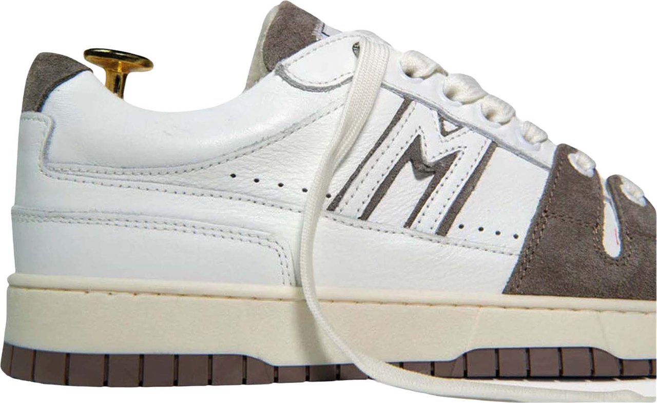 Mercer Amsterdam Mercer The Brooklyn Sneakers Wit The Brooklyn M Vintage White/taupe Wit