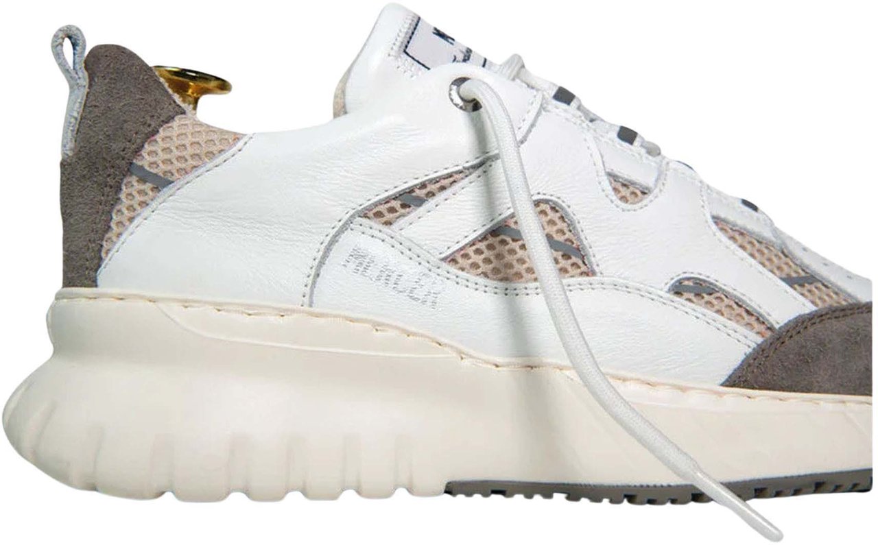 Mercer Amsterdam Mercer The Jupiter Sneakers Wit The Jupiter (me233016) White/taupe Wit