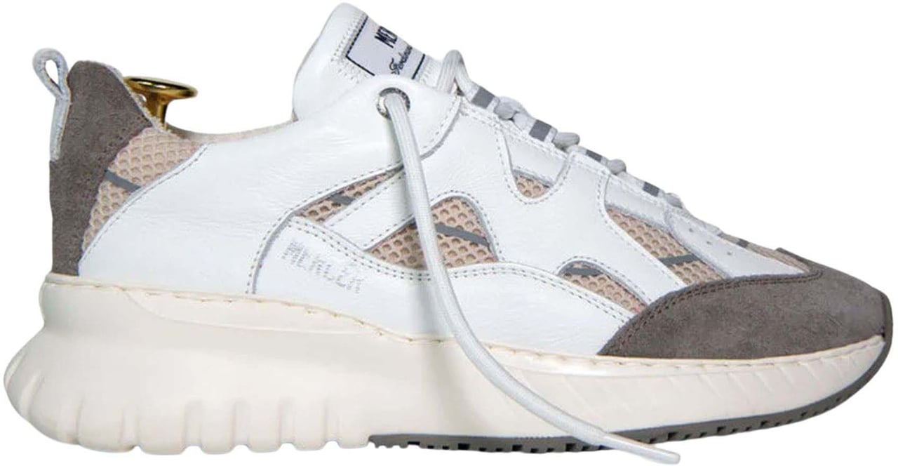 Mercer Amsterdam Mercer The Jupiter Sneakers Wit The Jupiter (me233016) White/taupe Wit