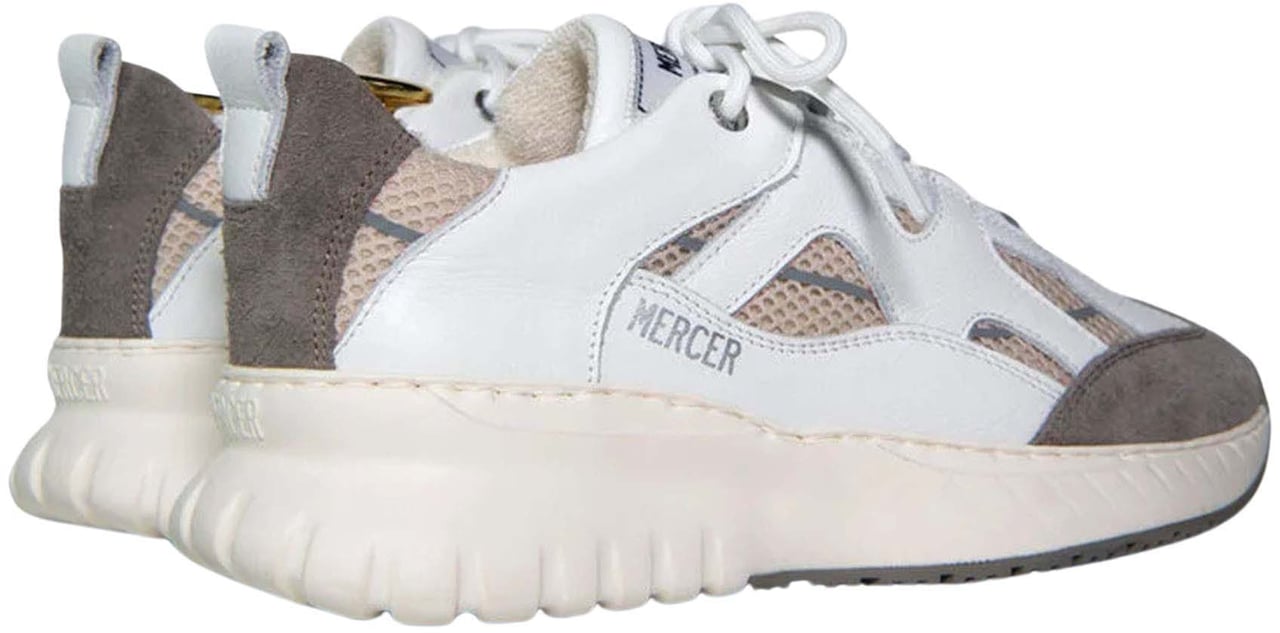 Mercer Amsterdam Mercer The Jupiter Sneakers Wit The Jupiter (me233016) White/taupe Wit