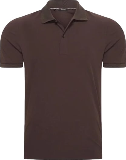 Mi Piace Polo Shirt Espresso rm202013 Bruin