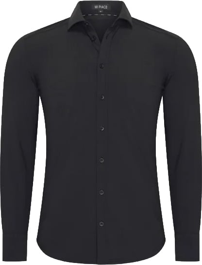 Mi Piace Shirt Black rm202010 Zwart