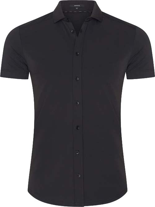 Mi Piace Men Shirt Black rm202022 Zwart