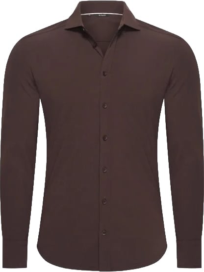Mi Piace Shirt Espresso rm202010 Bruin