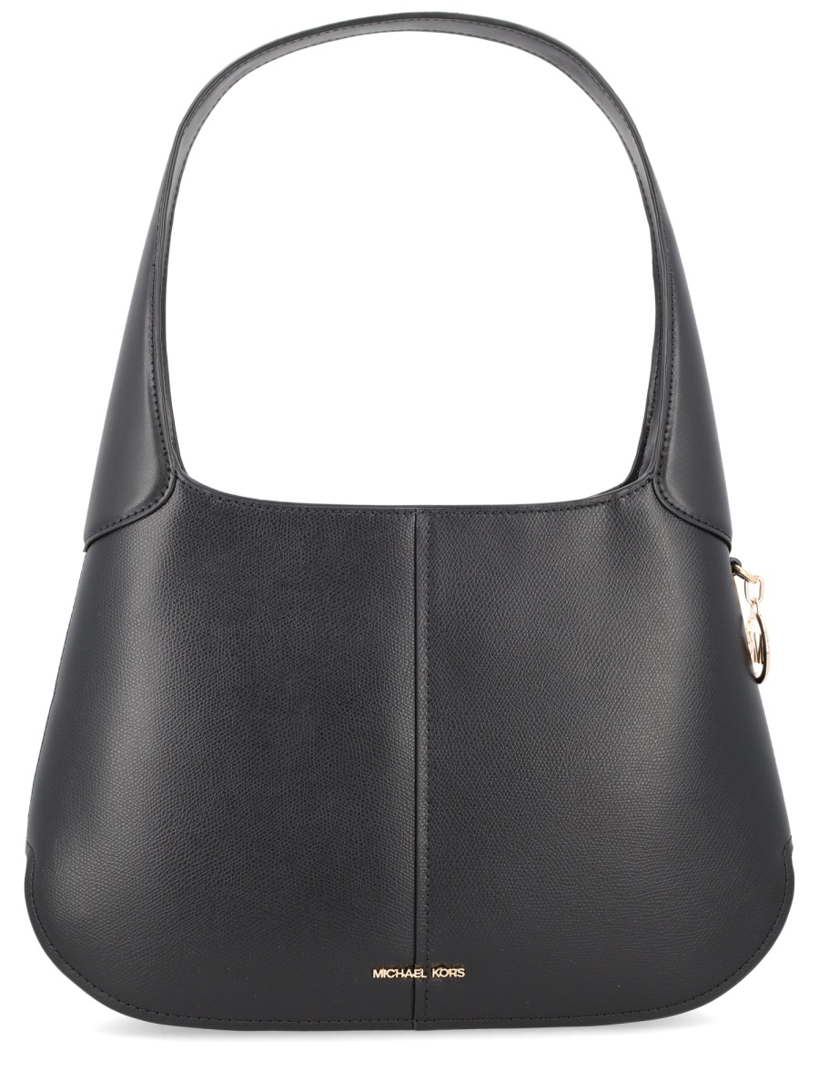 Michael Kors Alice Structured Curved Silhouette Handbag Zwart