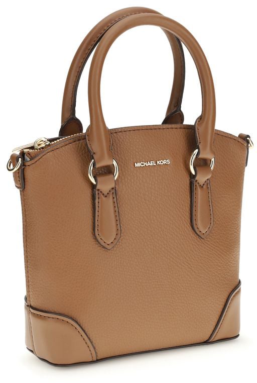 Michael Kors Michael Kors Beige Calf Leather Bos Taurus Handbag Beige