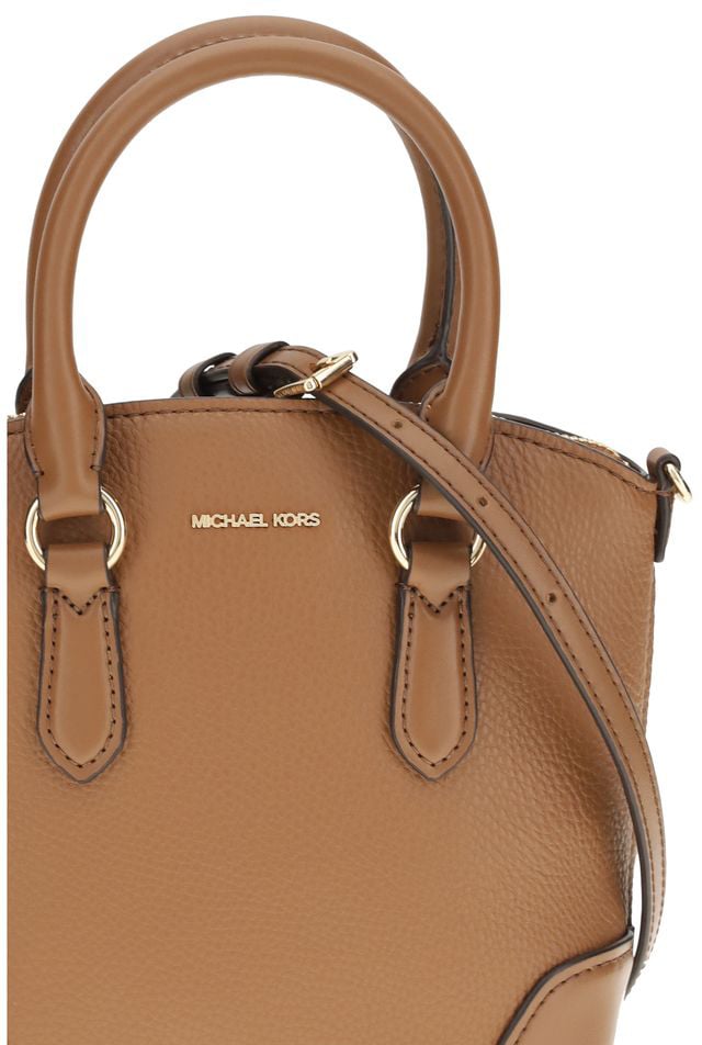 Michael Kors Michael Kors Beige Calf Leather Bos Taurus Handbag Beige