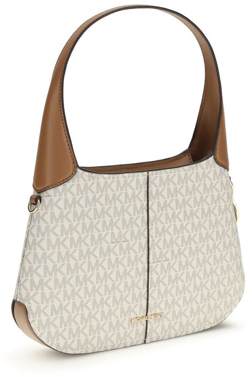 Michael Kors Beige Cotton Shoulder Bag Beige