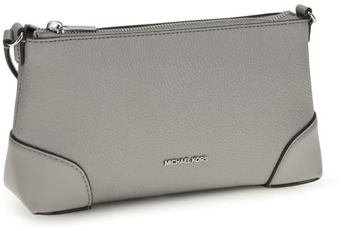 Michael Kors Michael Kors Gray Calf Leather Bos Taurus Wallet Grijs