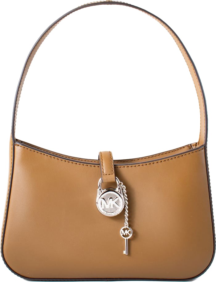 Michael Kors Brown Leather Shoulder Bag Bruin