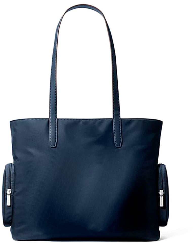 Michael Kors Blue Nylon Tote Bag Blauw
