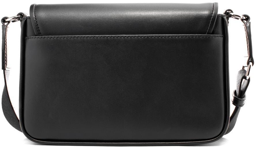Michael Kors Black Leather Shoulder Bag Zwart