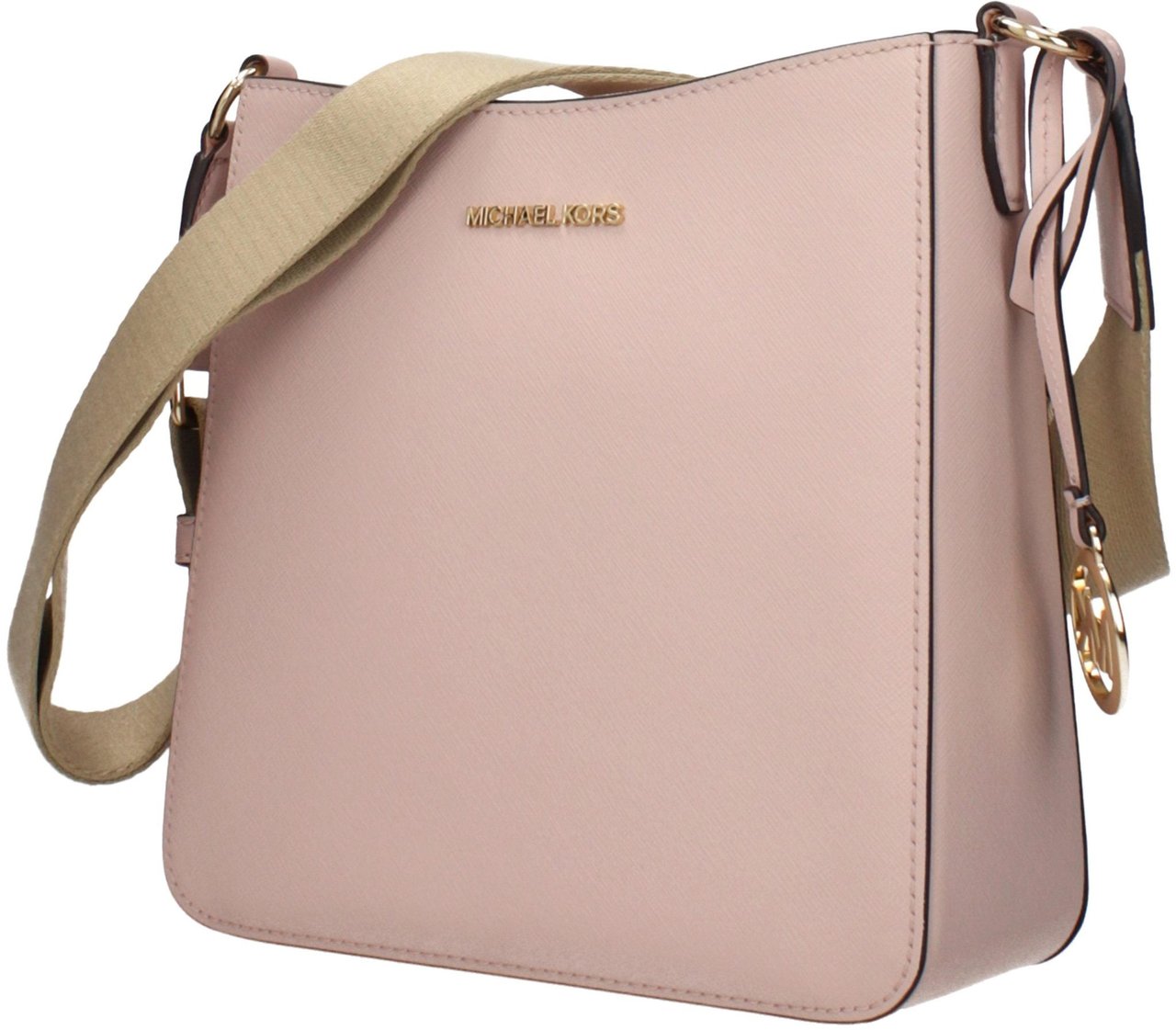 Michael Kors Michael Kors Pink Leather Shoulder Bag Zwart
