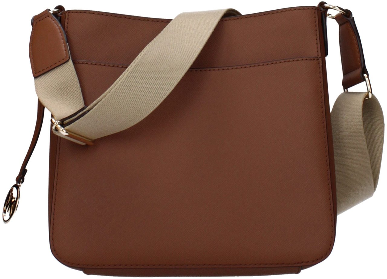 Michael Kors Brown Leather Shoulder Bag Bruin
